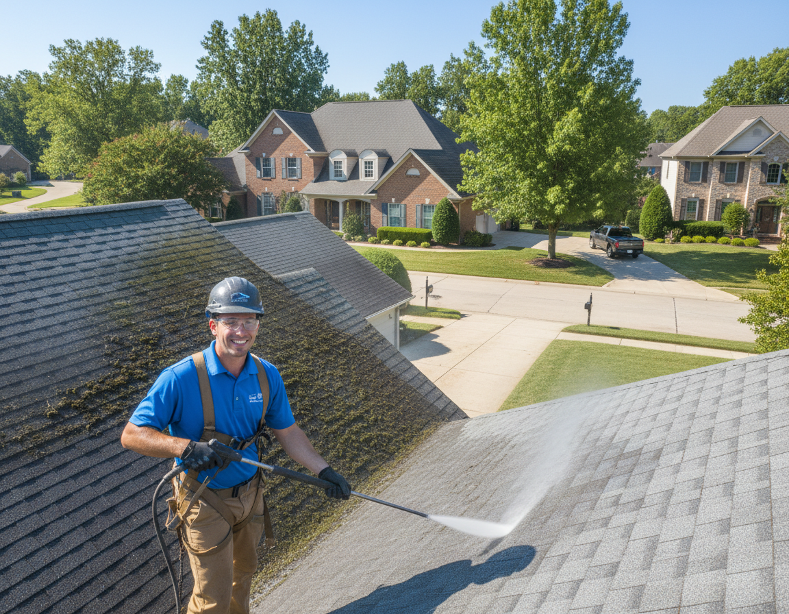 Westerville Roof Washing And Algae Removal